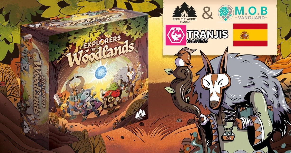 Exploreers of the Woodlands juego de mesa